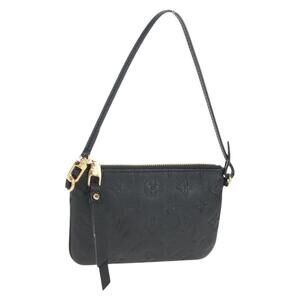 LOUIS VUITTON Monogram Empreinte Citadines PM Blue Infini M40517 Auth 160032